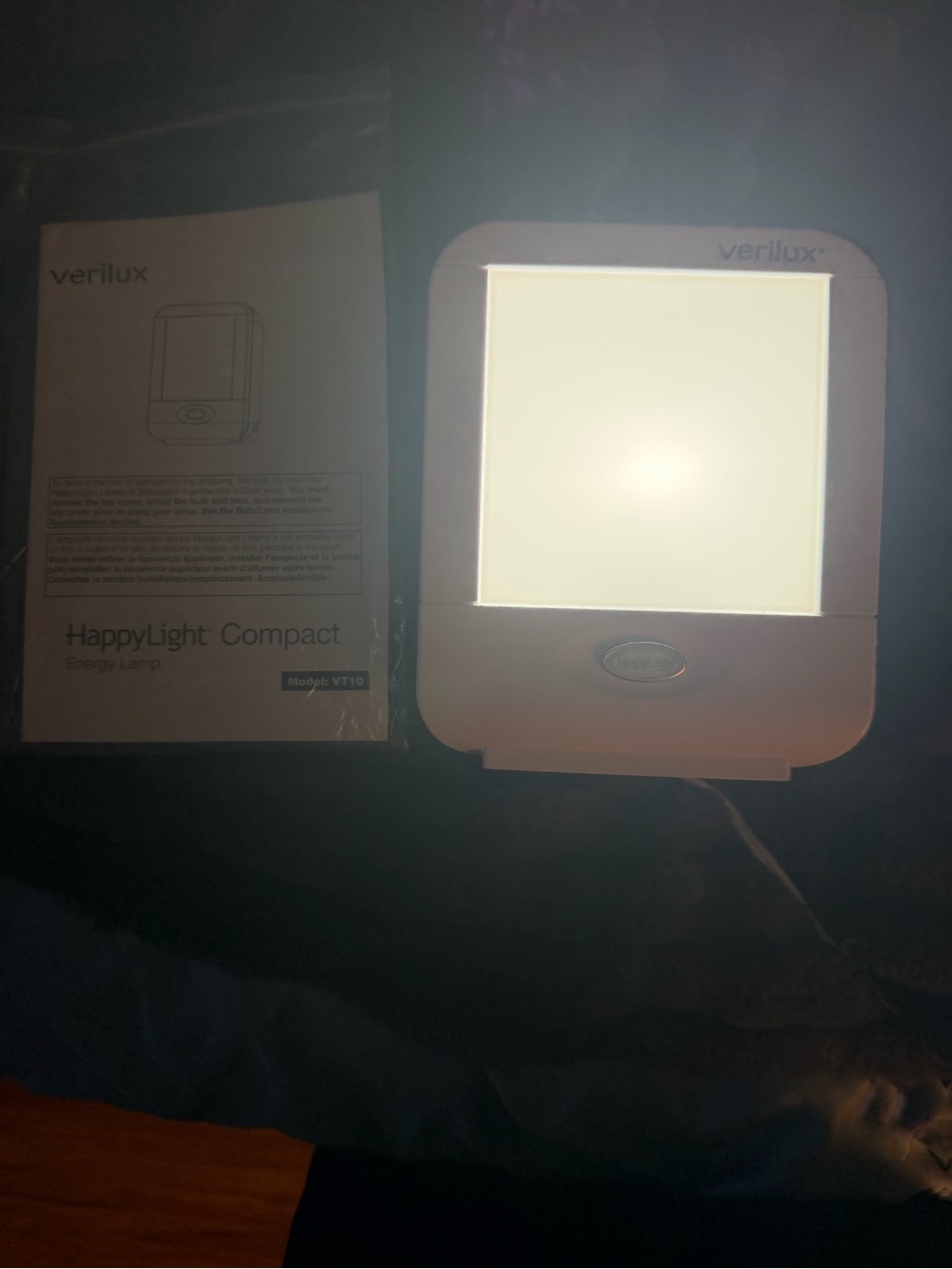 Verilux HappyLight Compact Energy Lamp — White